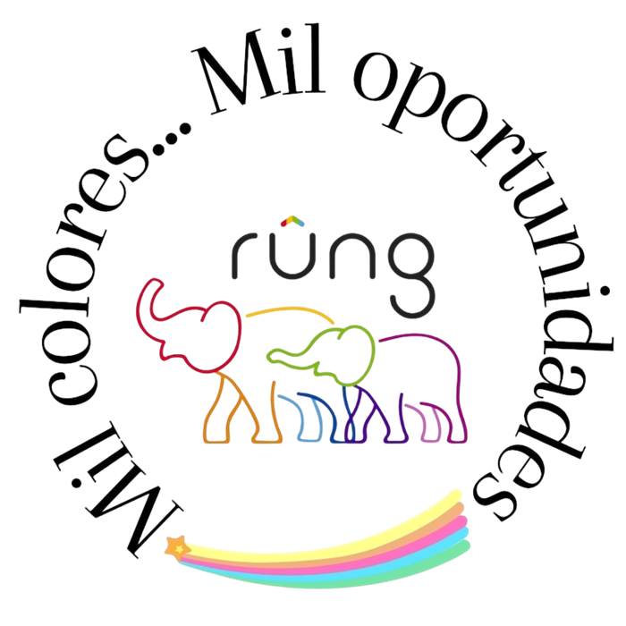 Logo Rûng Terapias: Mil colores... Mil oportunidades